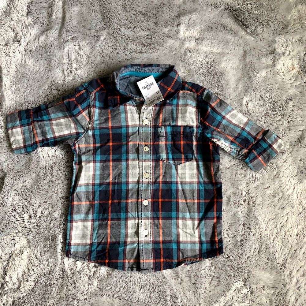 Boys plaid shirt